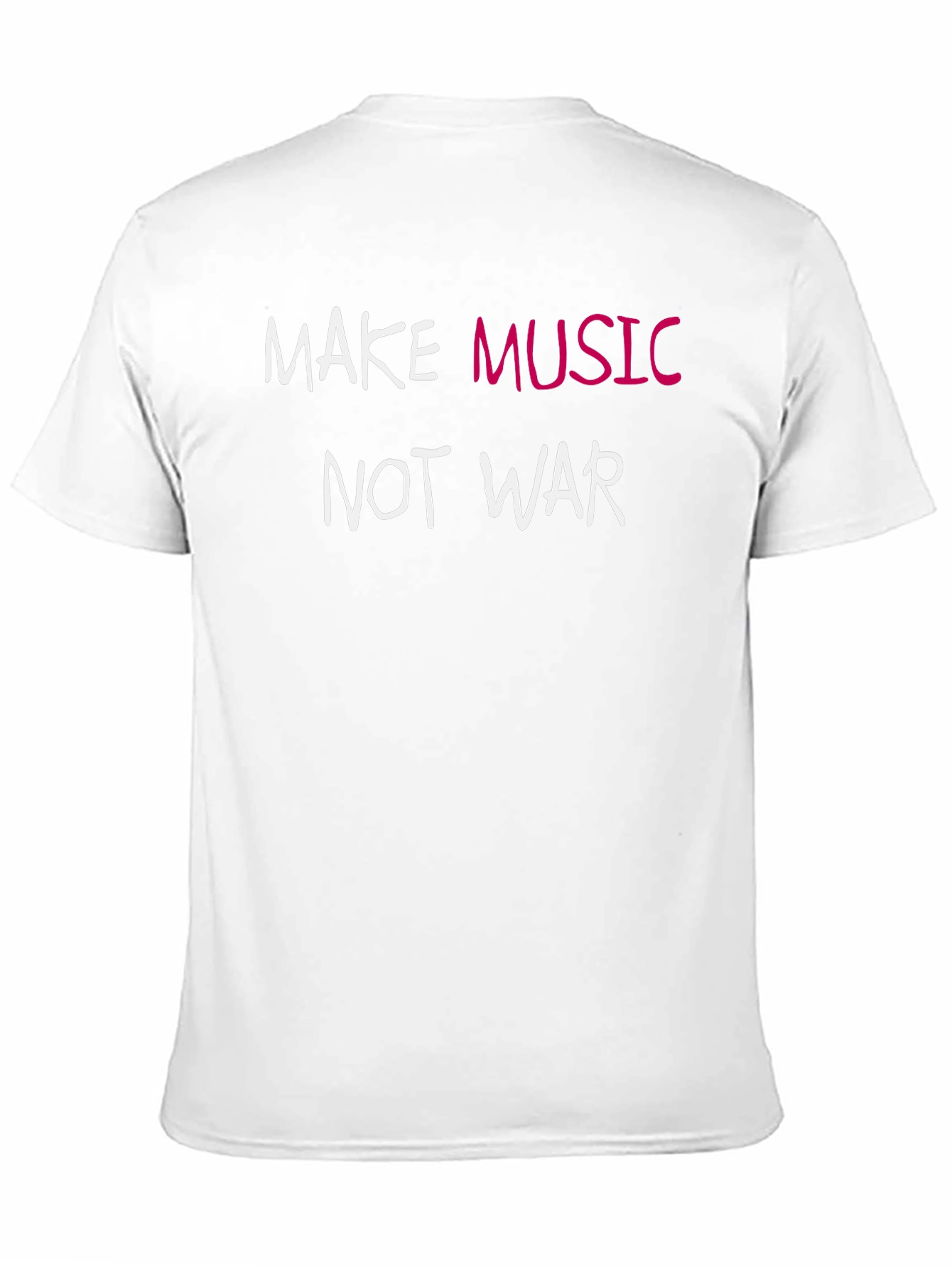 Make Music Not War Graphic Tee - Black
