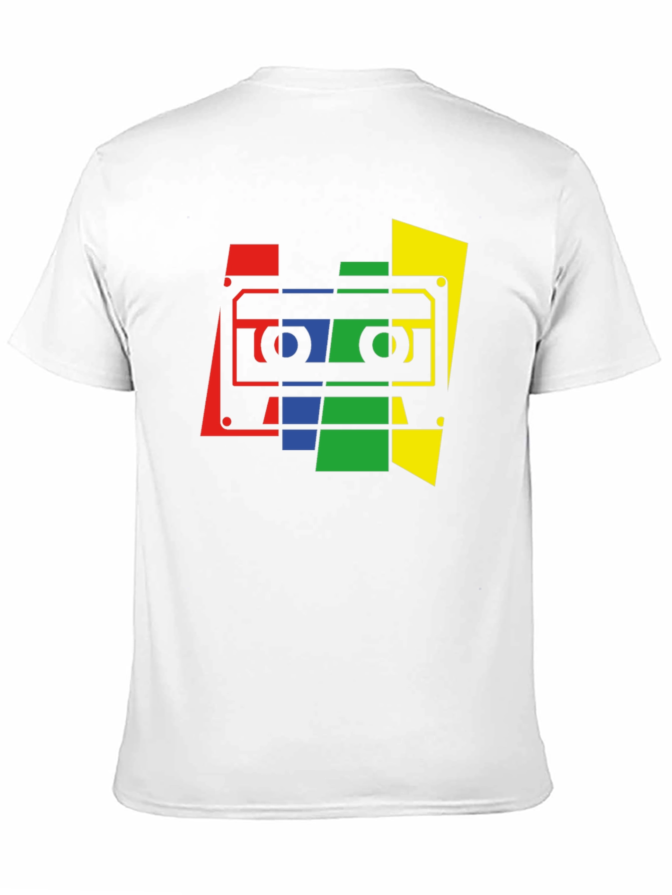 Retro Cassette Tape Graphic Tee - Black
