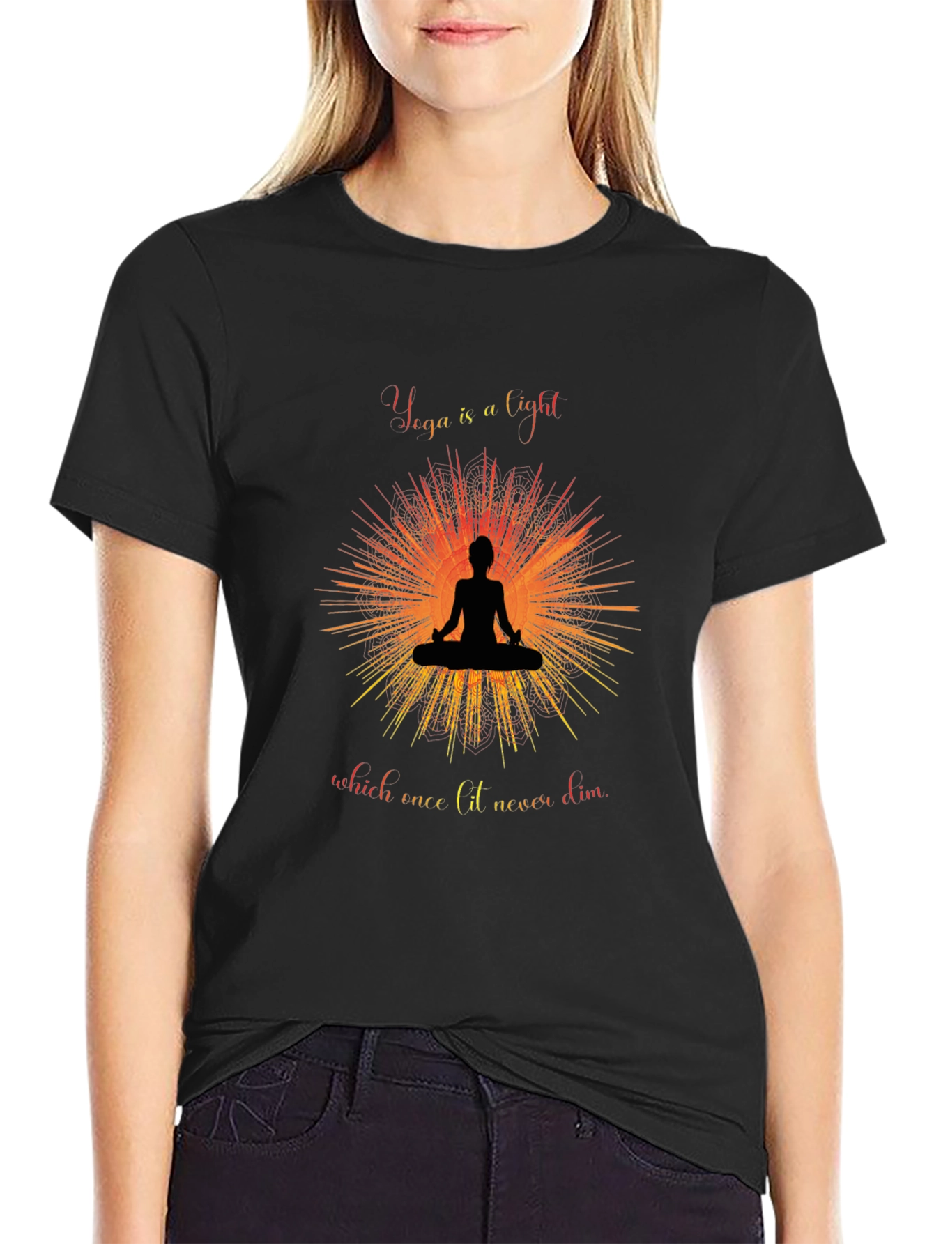 Yoga is a Light Graphic Tee - Unisex