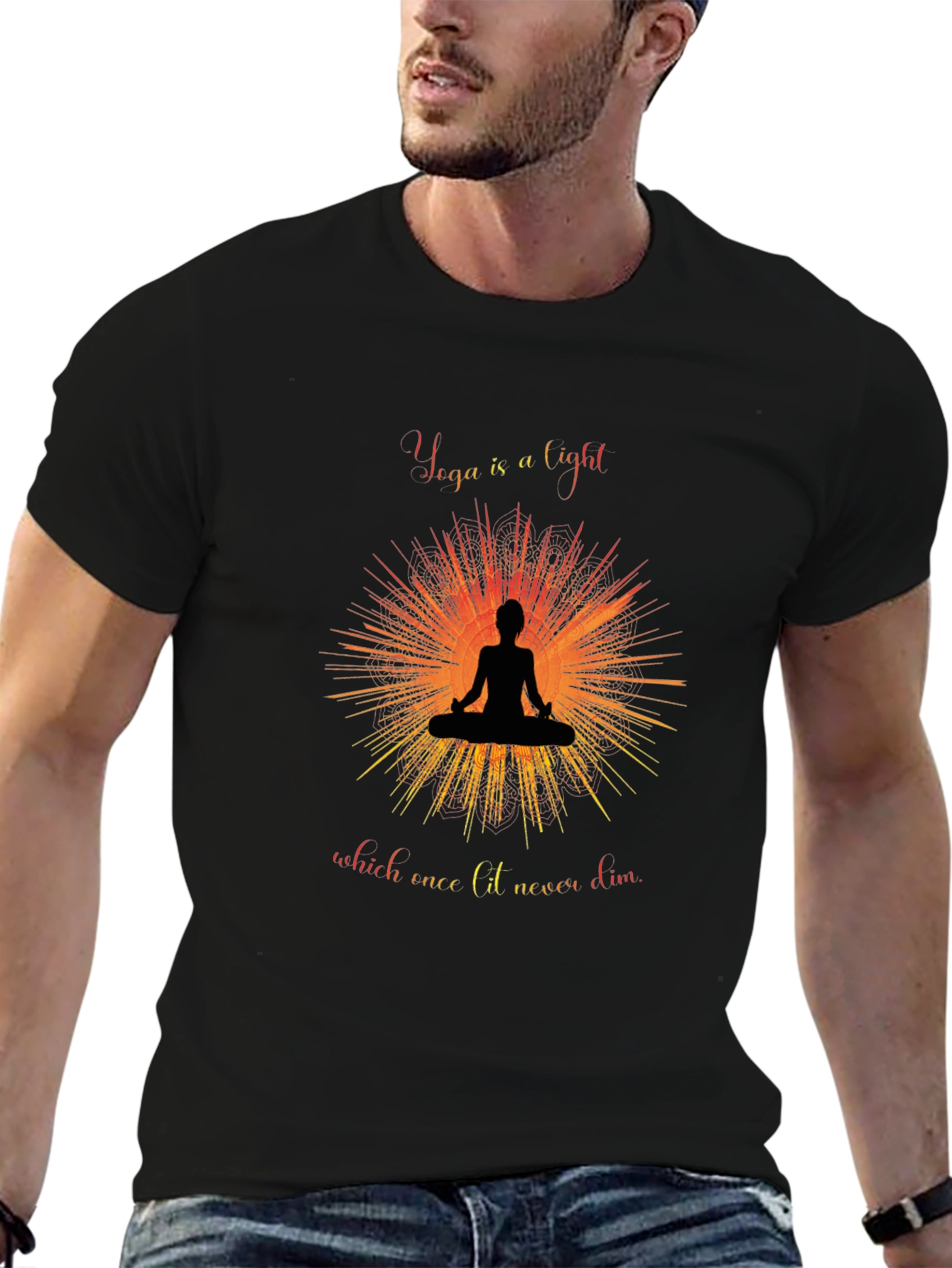 Yoga is a Light Graphic Tee - Unisex