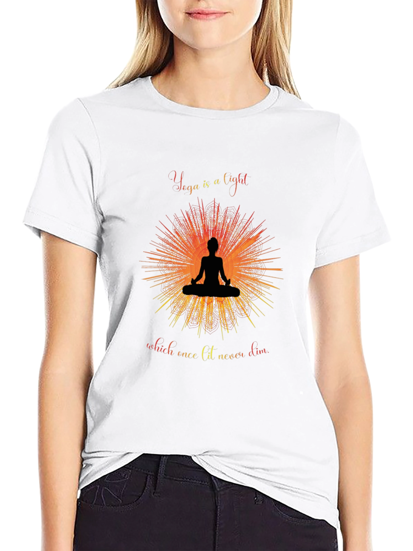 Yoga is a Light Graphic Tee - Unisex