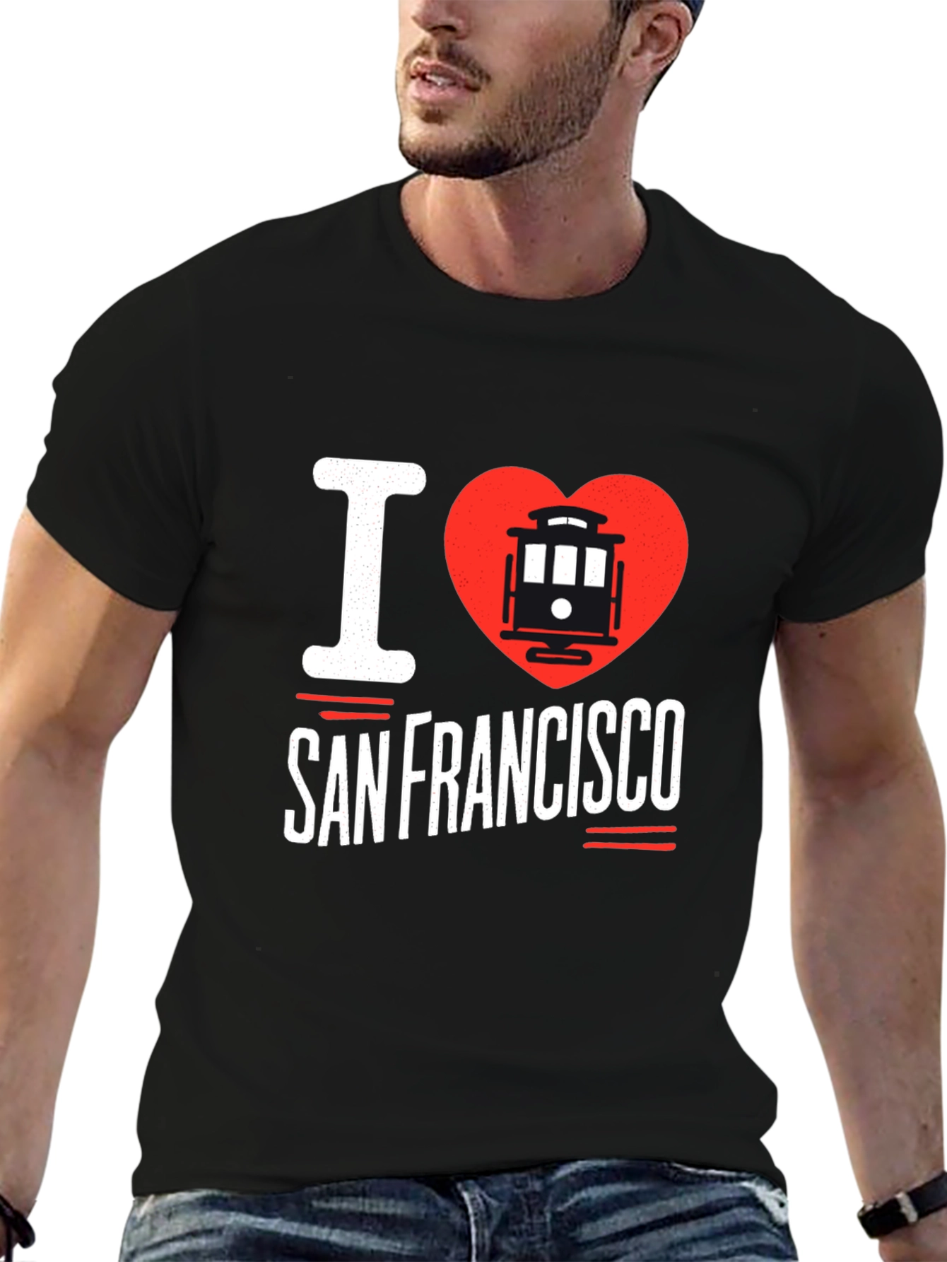 I Love San Francisco Graphic T-Shirt