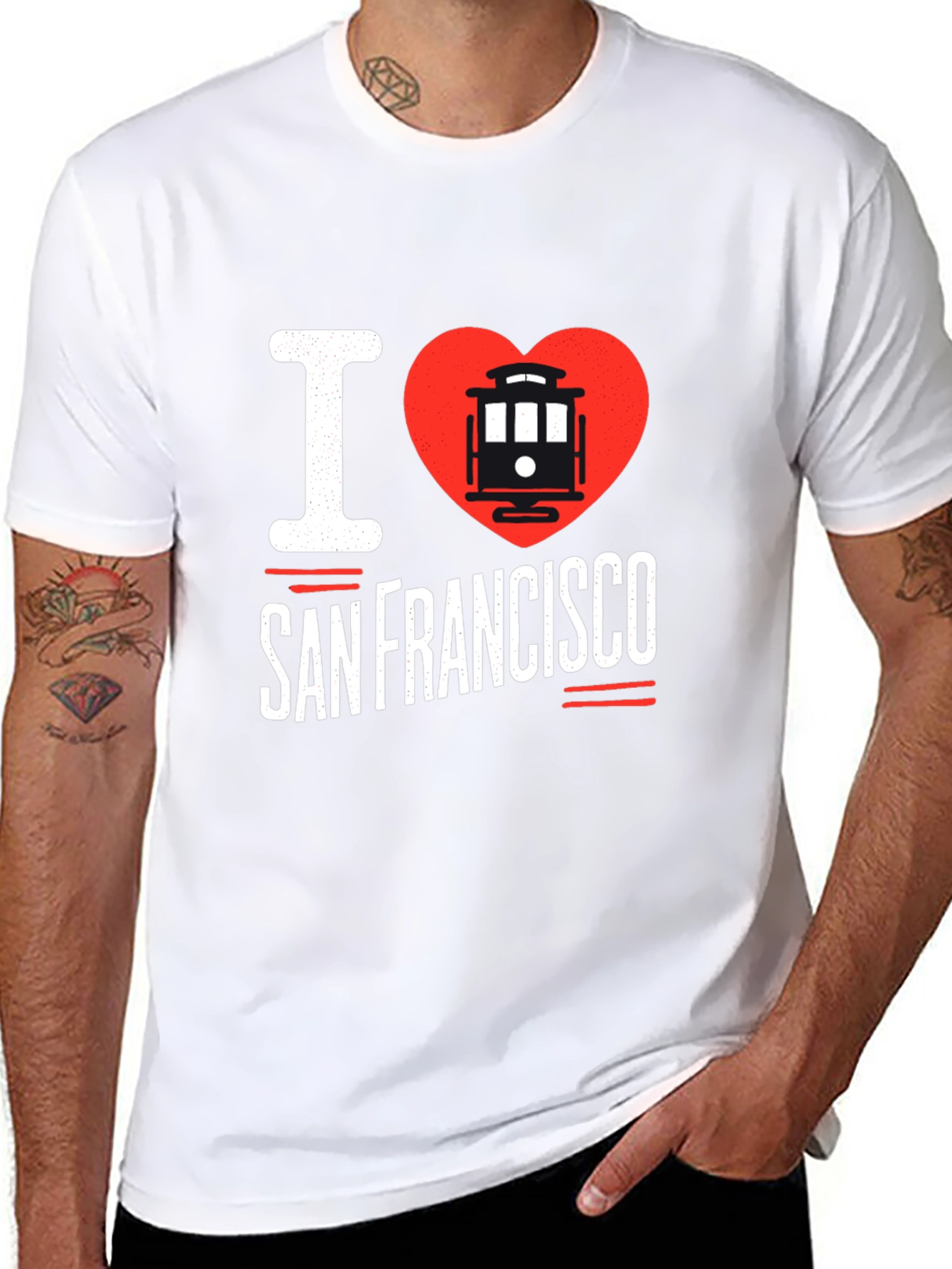 I Love San Francisco Graphic T-Shirt