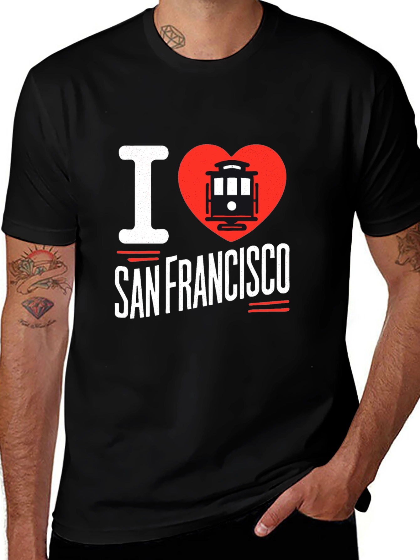 I Love San Francisco Graphic T-Shirt