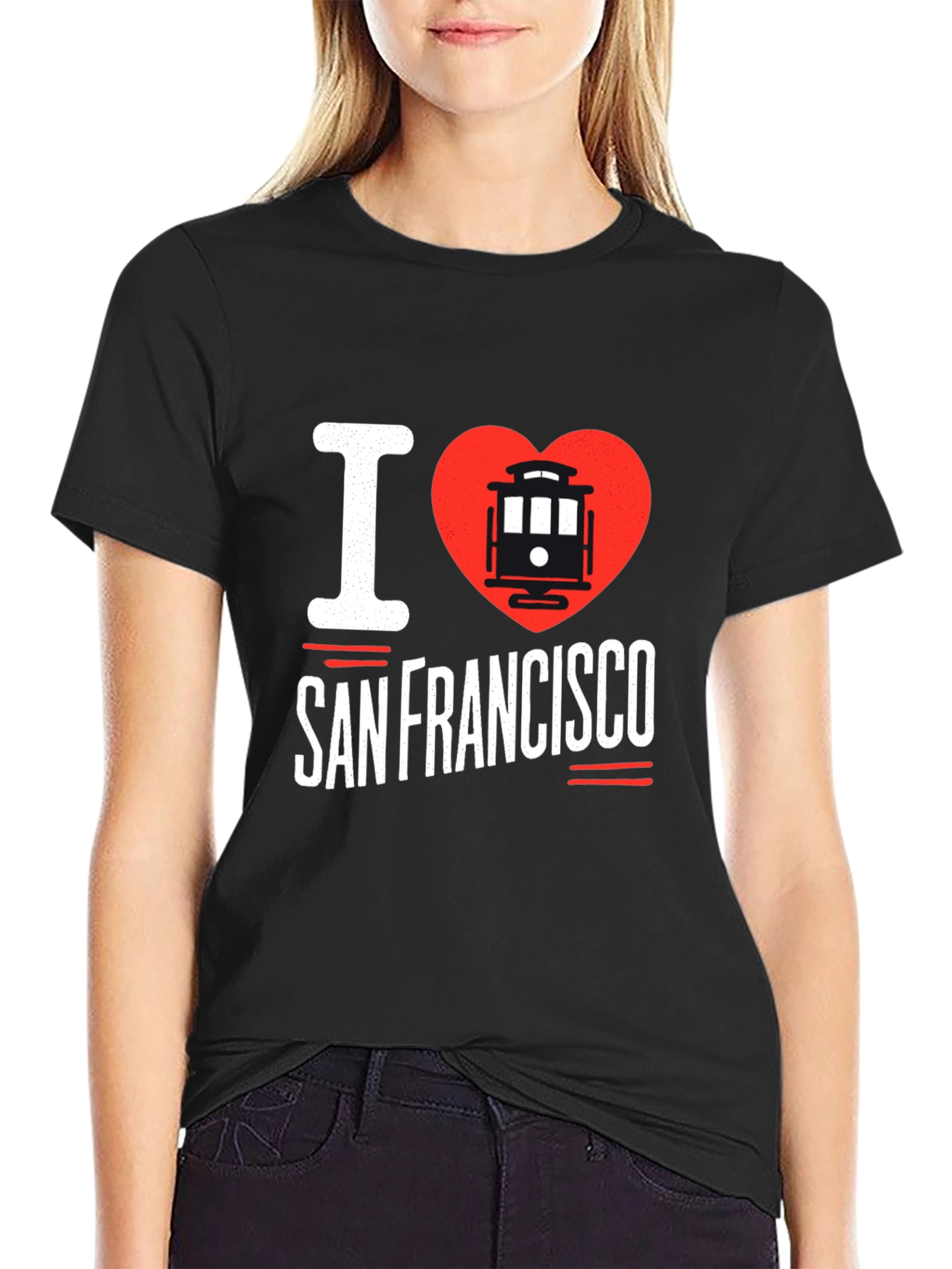 I Love San Francisco Graphic T-Shirt
