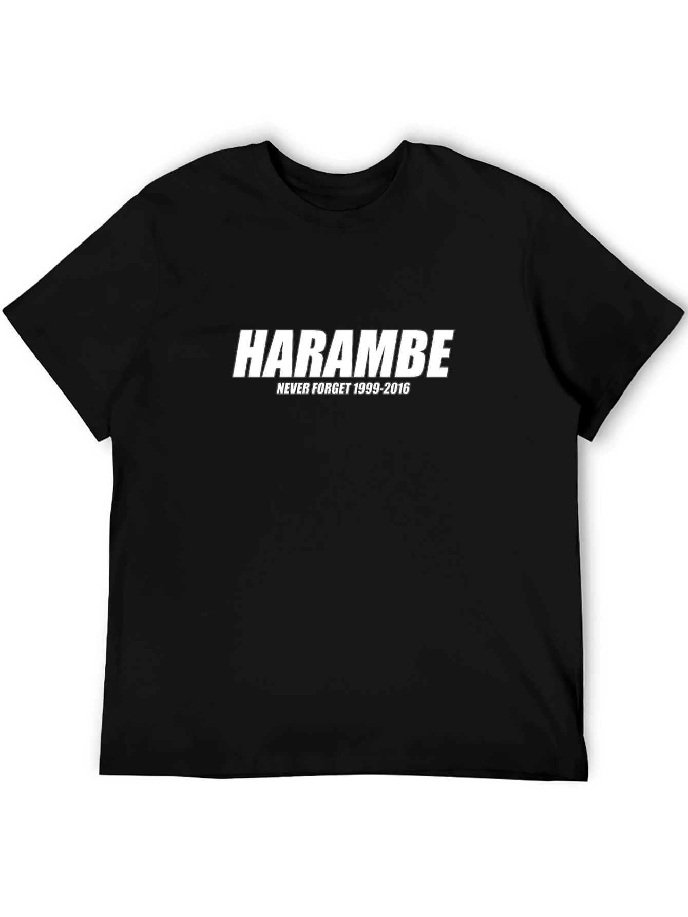 Harambe Never Forget Graphic T-Shirt
