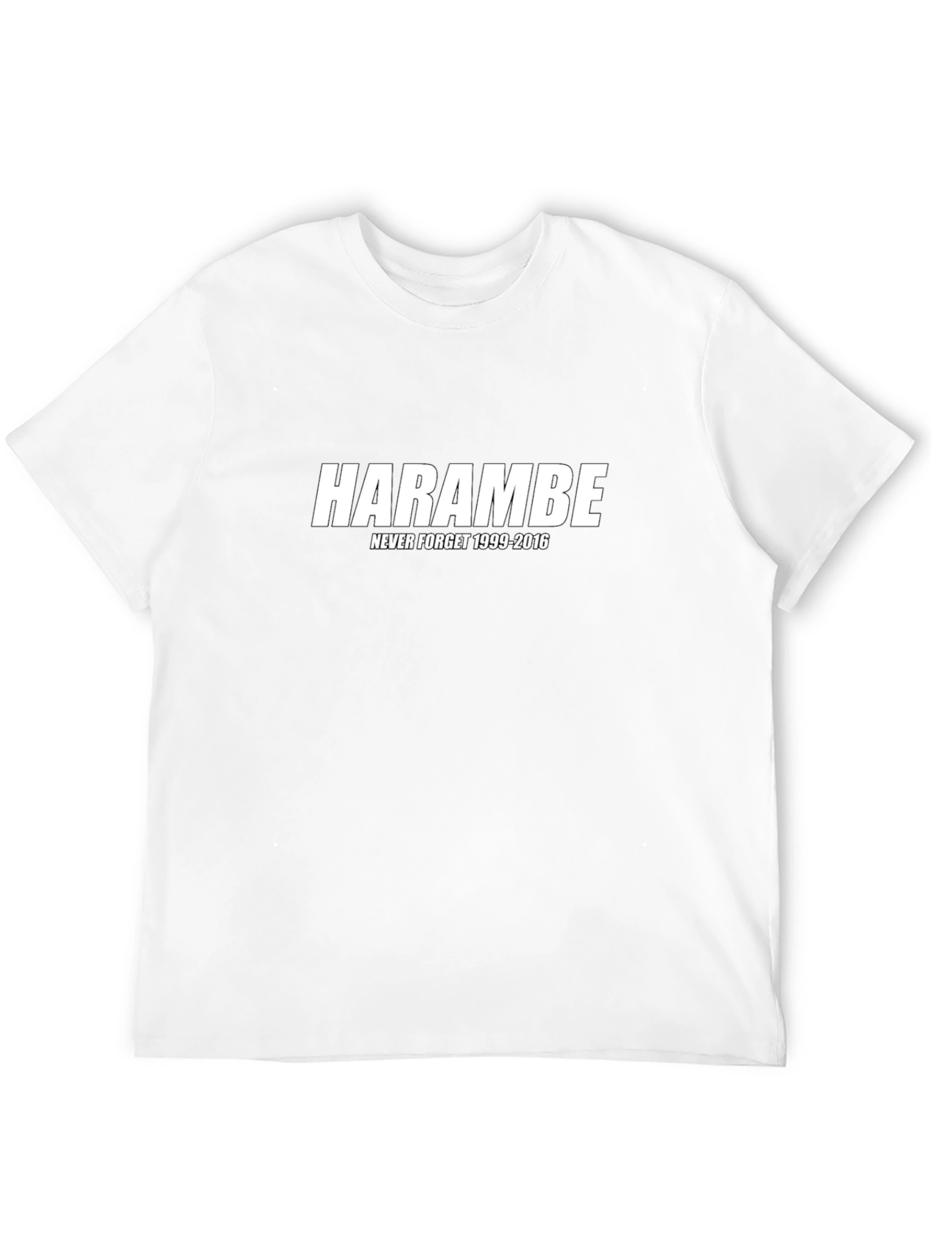 Harambe Never Forget Graphic T-Shirt
