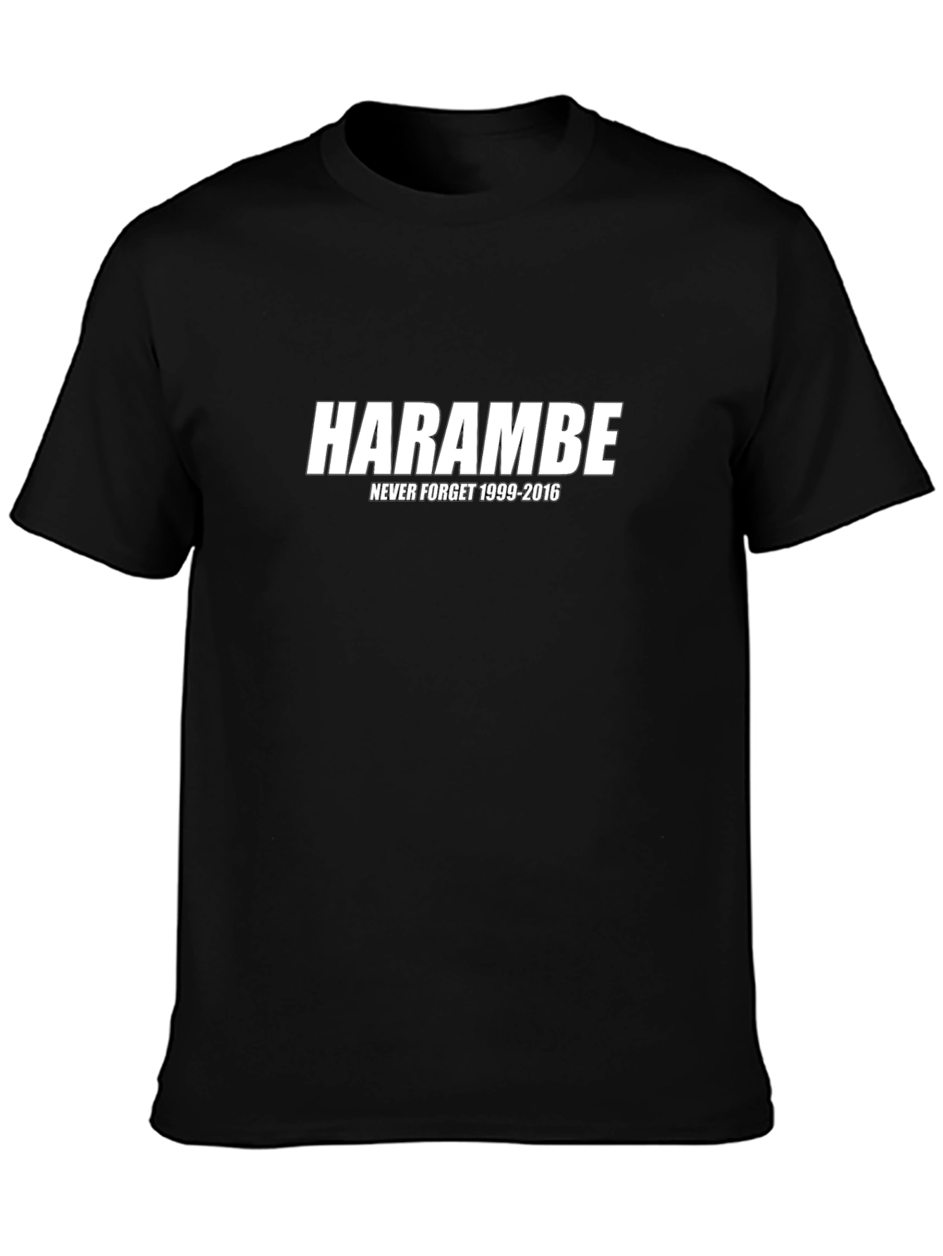 Harambe Never Forget Graphic T-Shirt