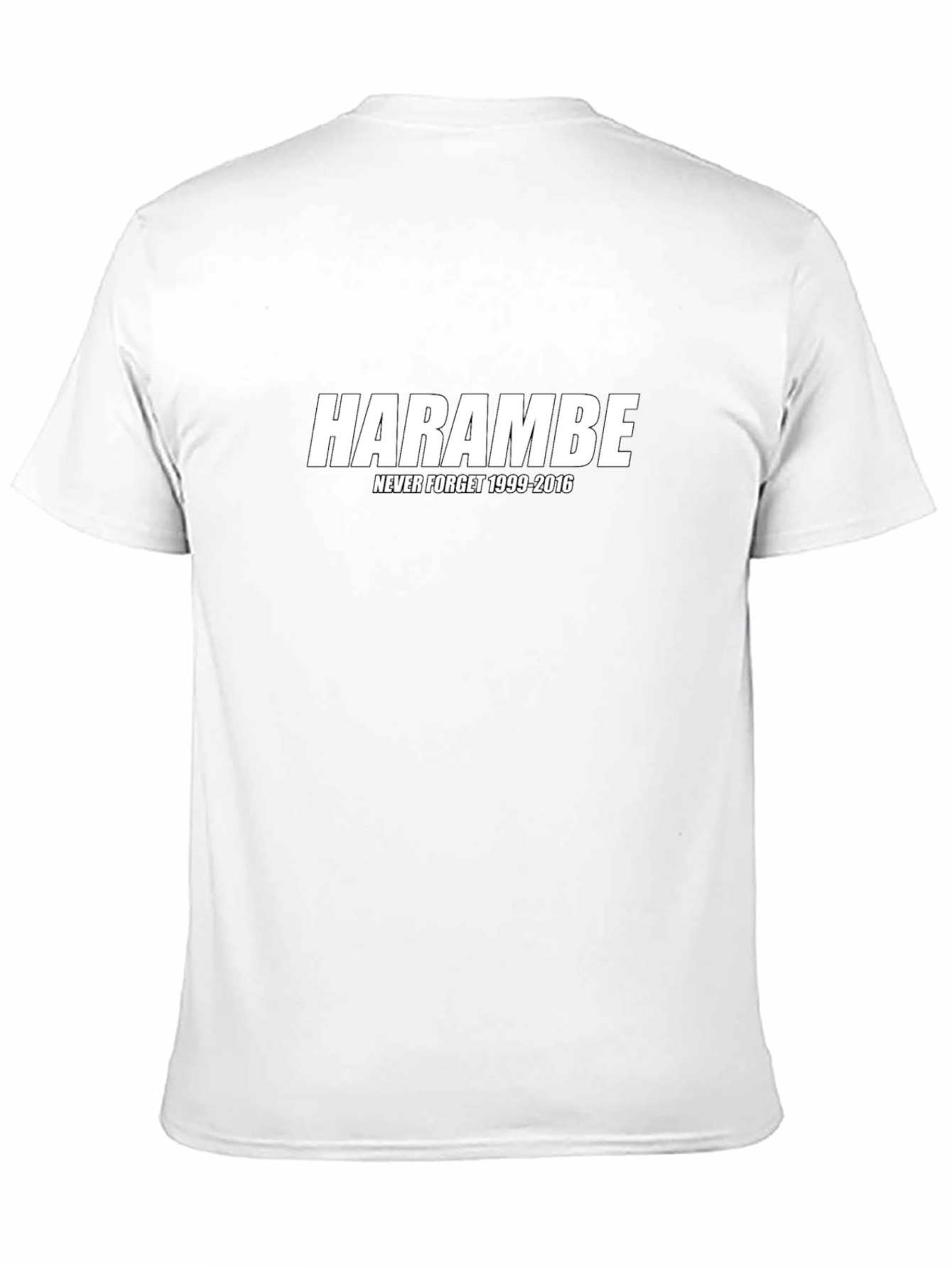 Harambe Never Forget Graphic T-Shirt