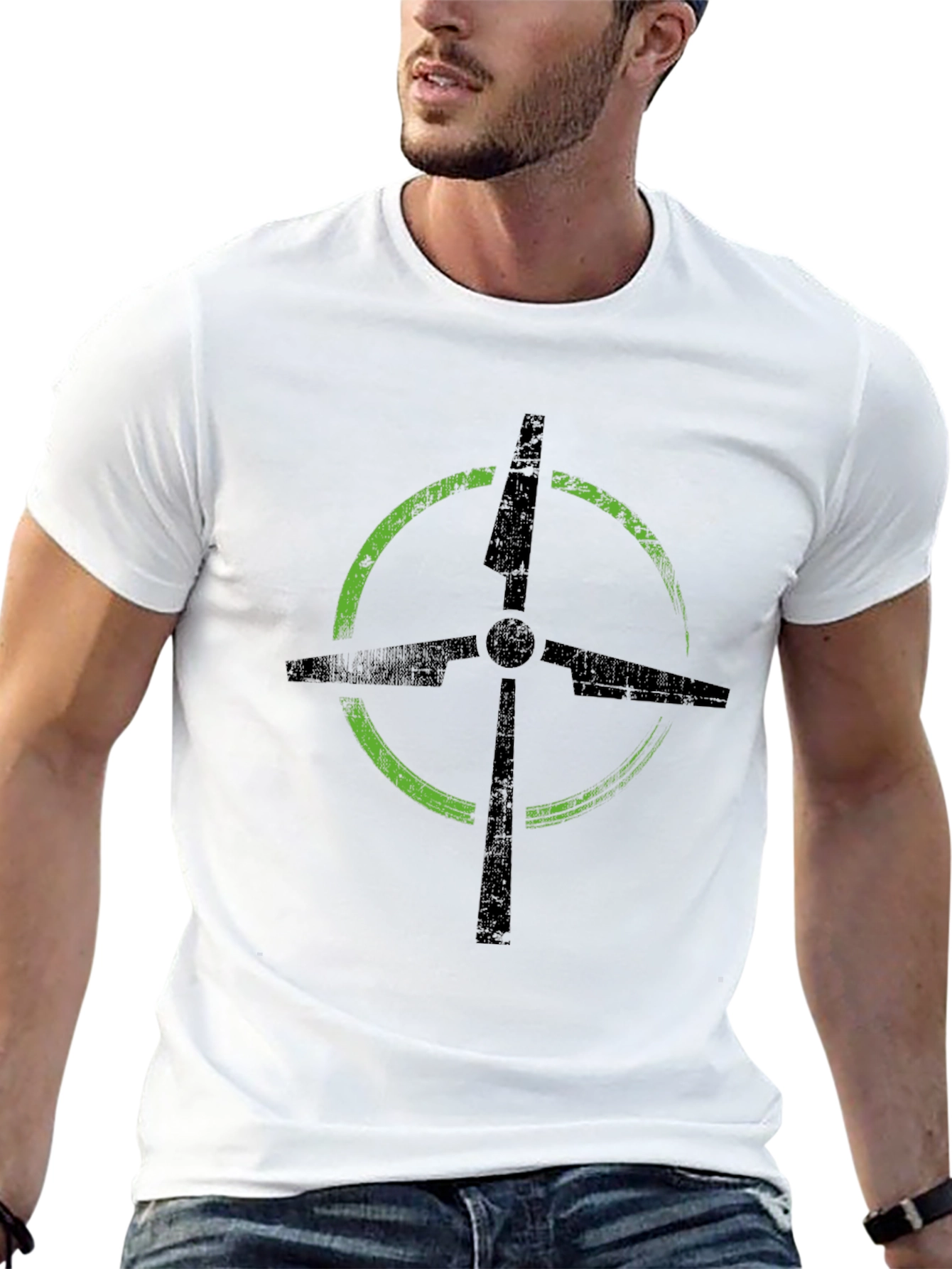 Graphic T-Shirt with Target Design