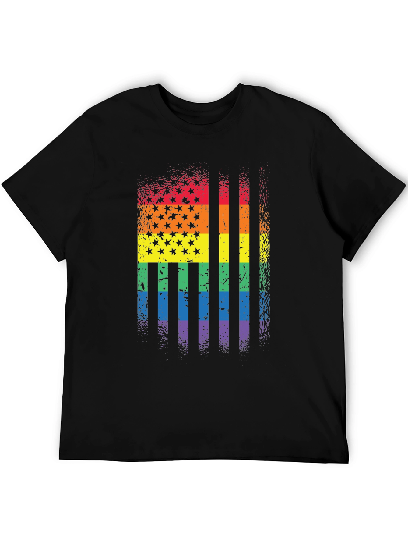 LGBT Pride Flag Stars & Stripes T-Shirt