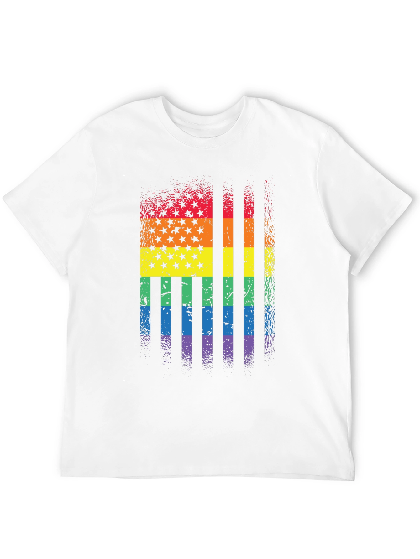 LGBT Pride Flag Stars & Stripes T-Shirt
