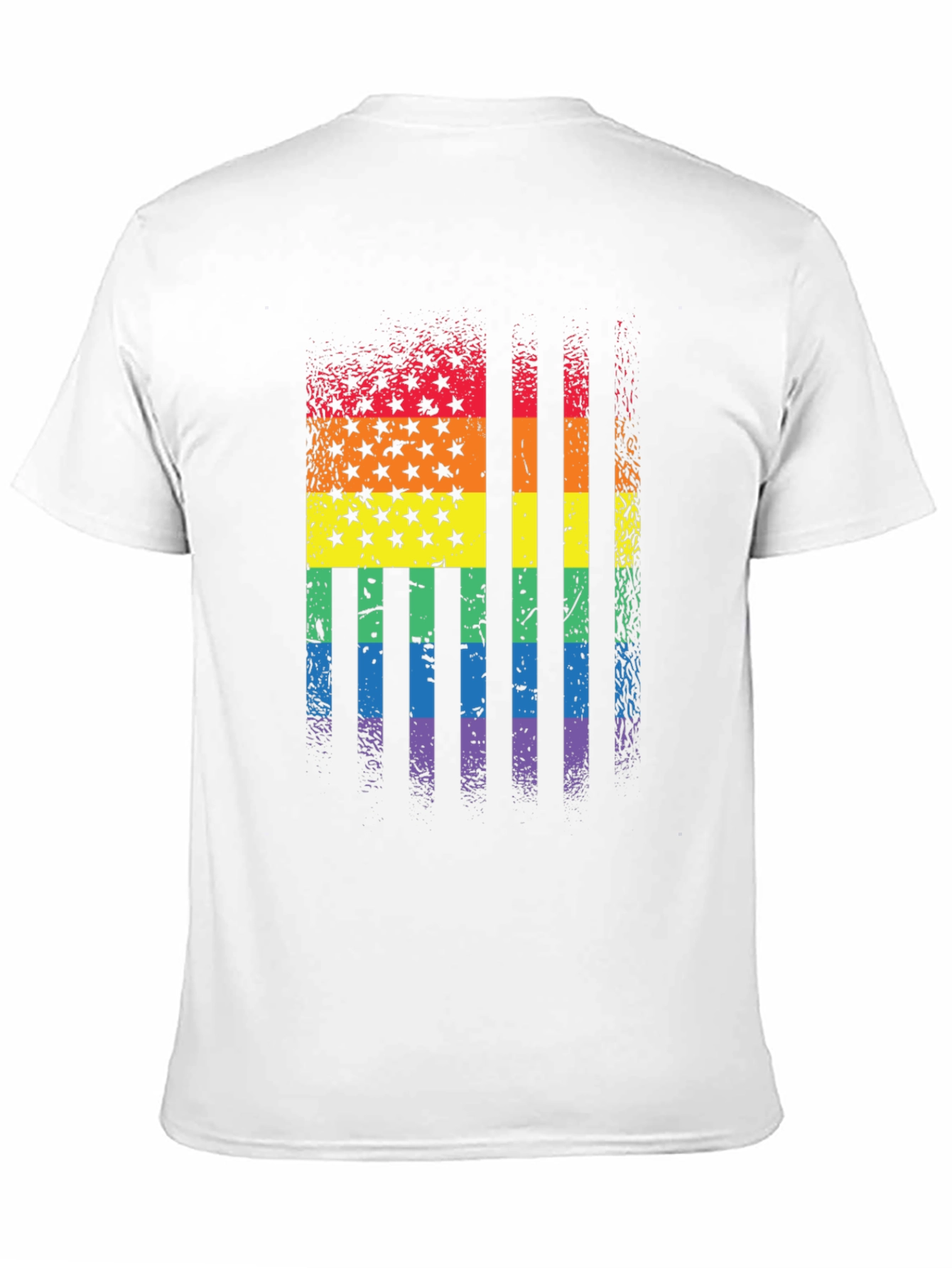 LGBT Pride Flag Stars & Stripes T-Shirt