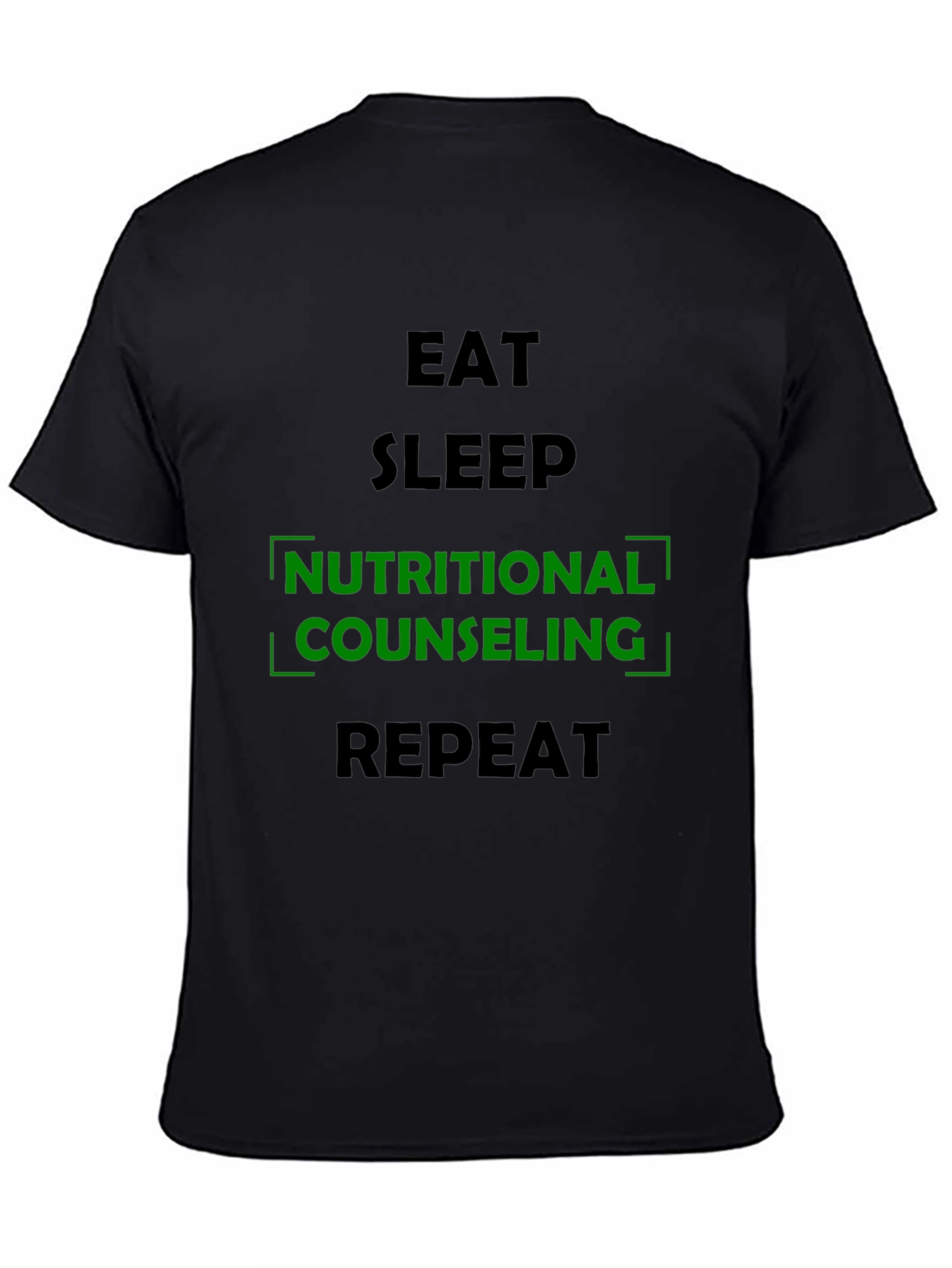 Nutritional Counseling T-Shirt - Eat Sleep Repeat