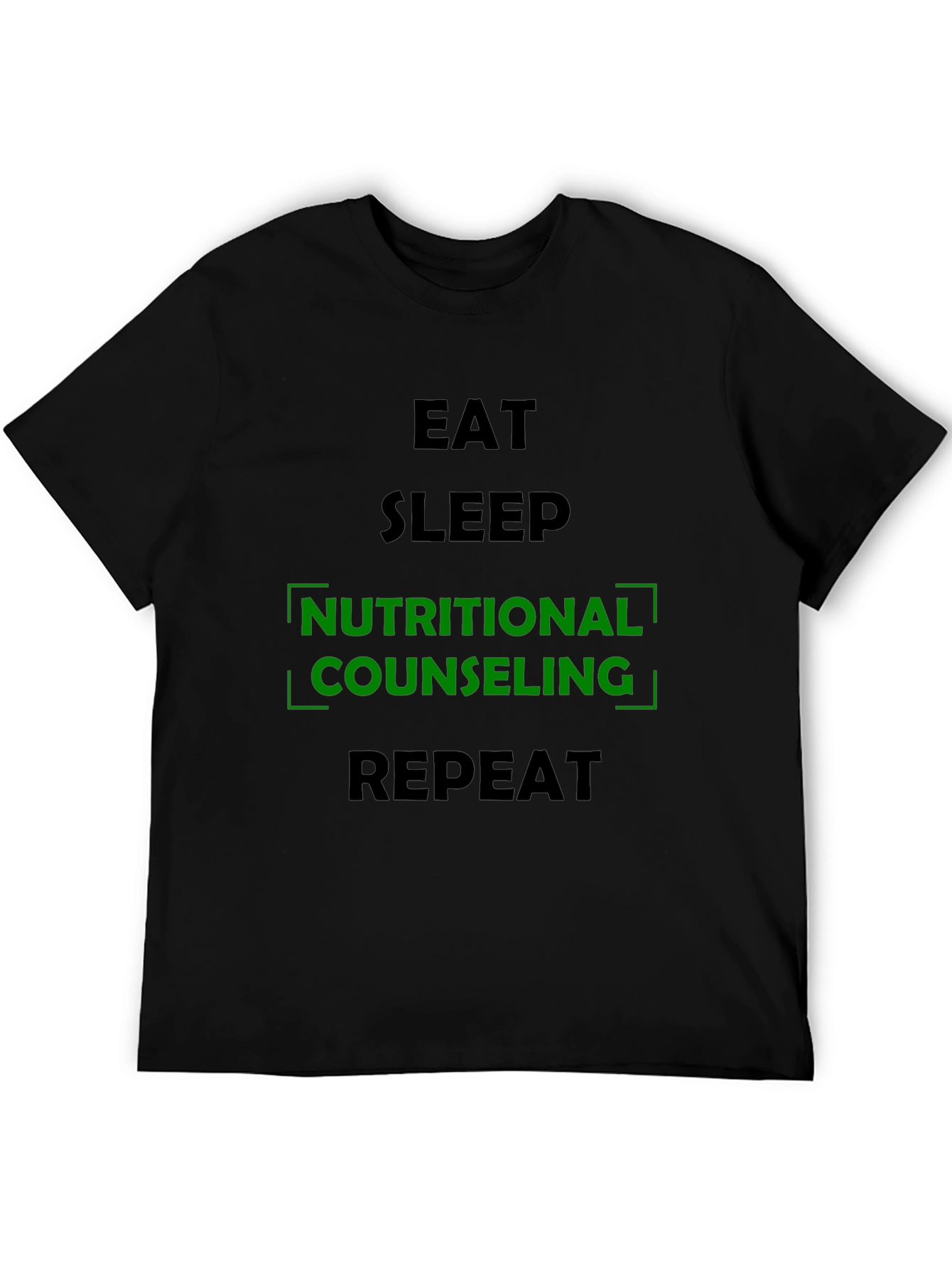 Nutritional Counseling T-Shirt - Eat Sleep Repeat