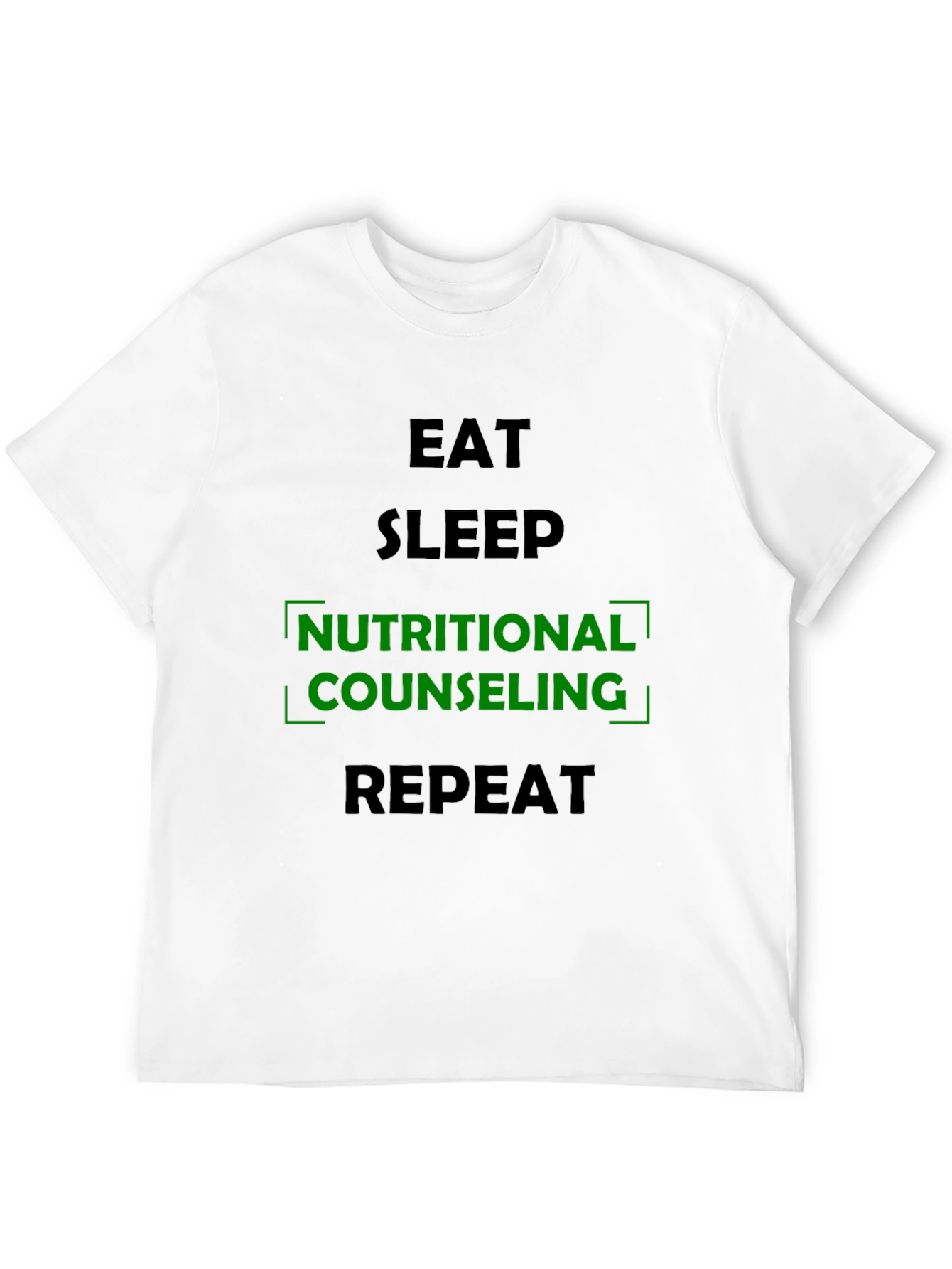 Nutritional Counseling T-Shirt - Eat Sleep Repeat