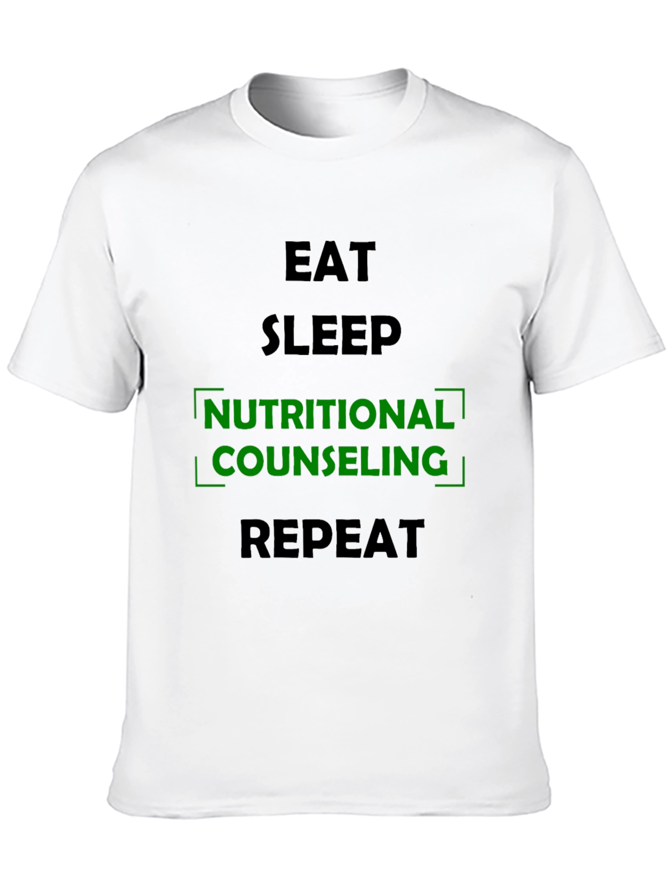 Nutritional Counseling T-Shirt - Eat Sleep Repeat