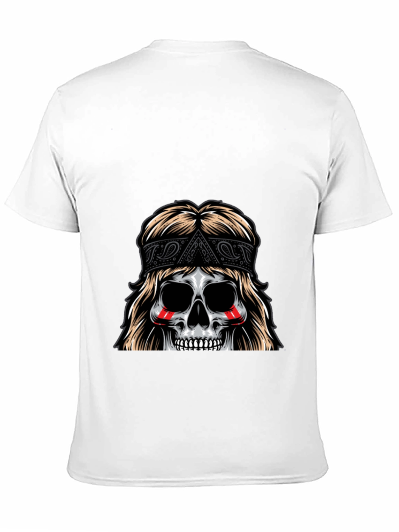 Skull Bandana T-Shirt - Graphic Tee