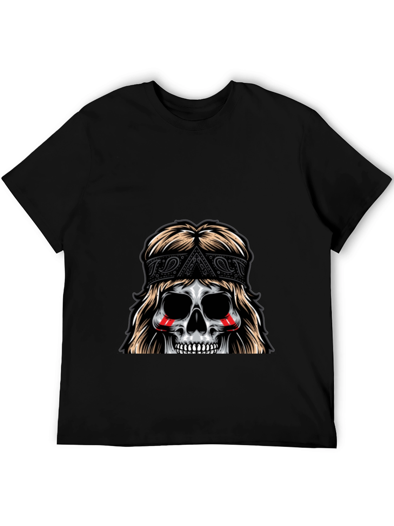 Skull Bandana T-Shirt - Graphic Tee