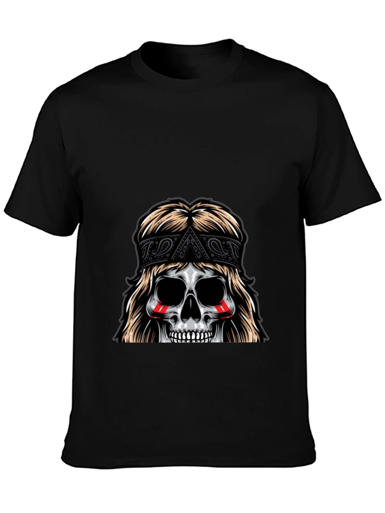 Skull Bandana T-Shirt - Graphic Tee