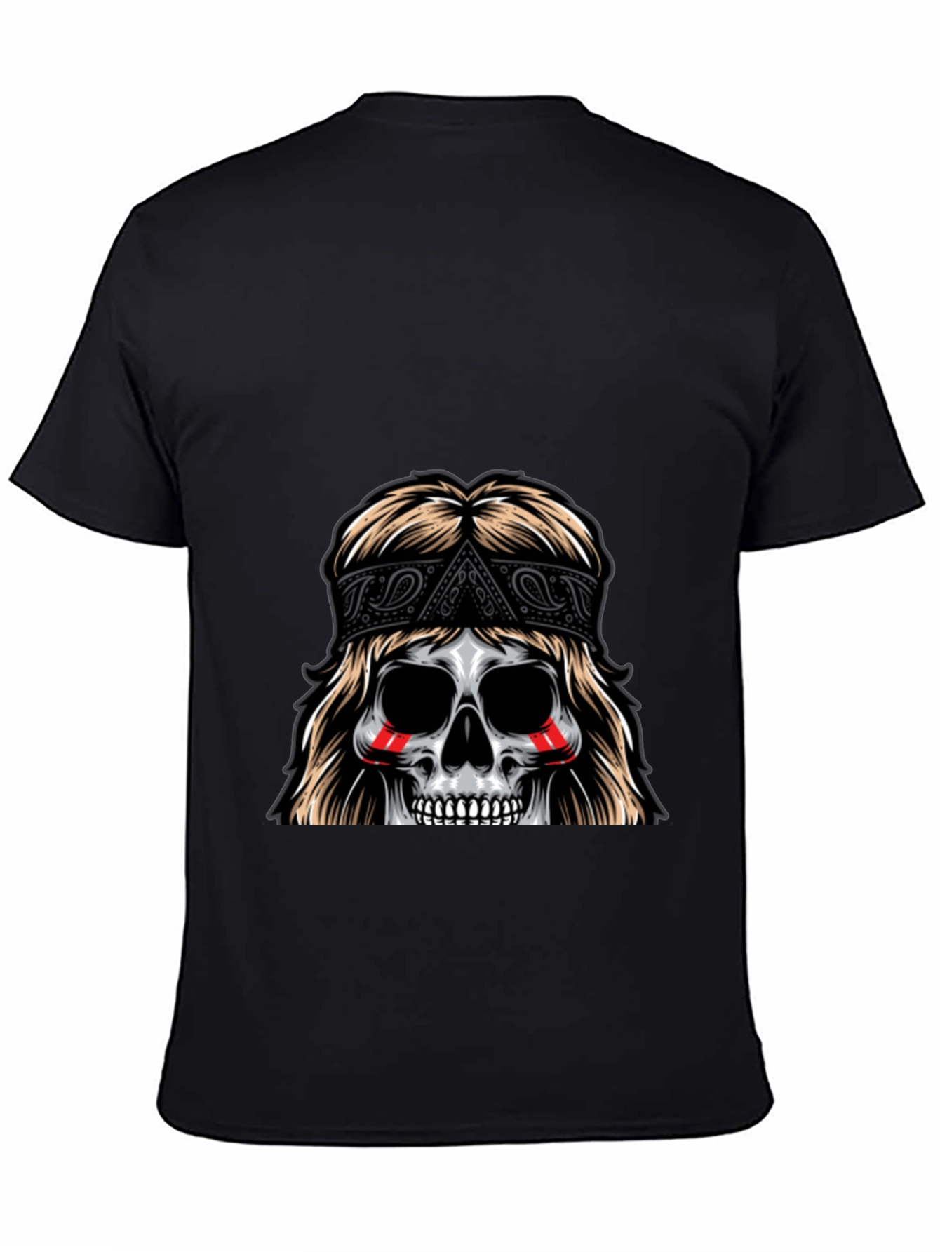 Skull Bandana T-Shirt - Graphic Tee
