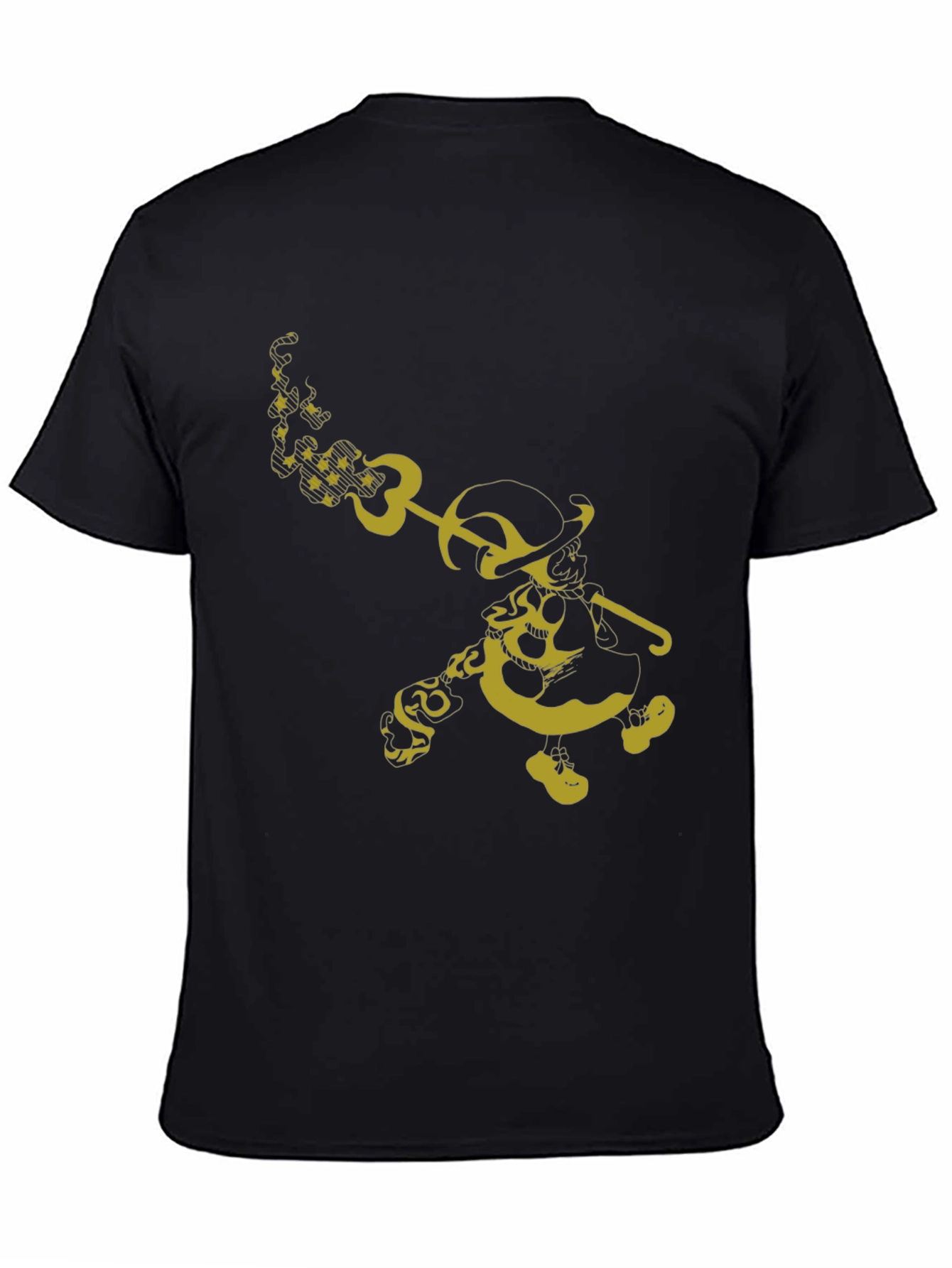 Unique Graphic T-Shirt - Yellow Cartoon Character