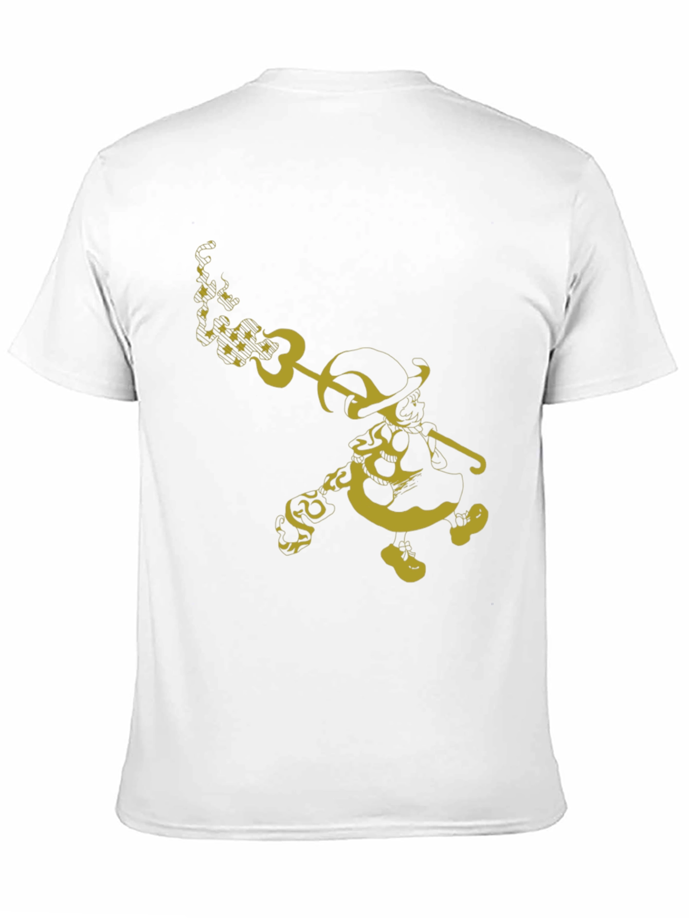 Unique Graphic T-Shirt - Yellow Cartoon Character