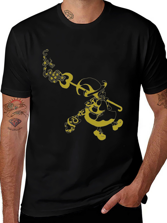Unique Graphic T-Shirt - Yellow Cartoon Character
