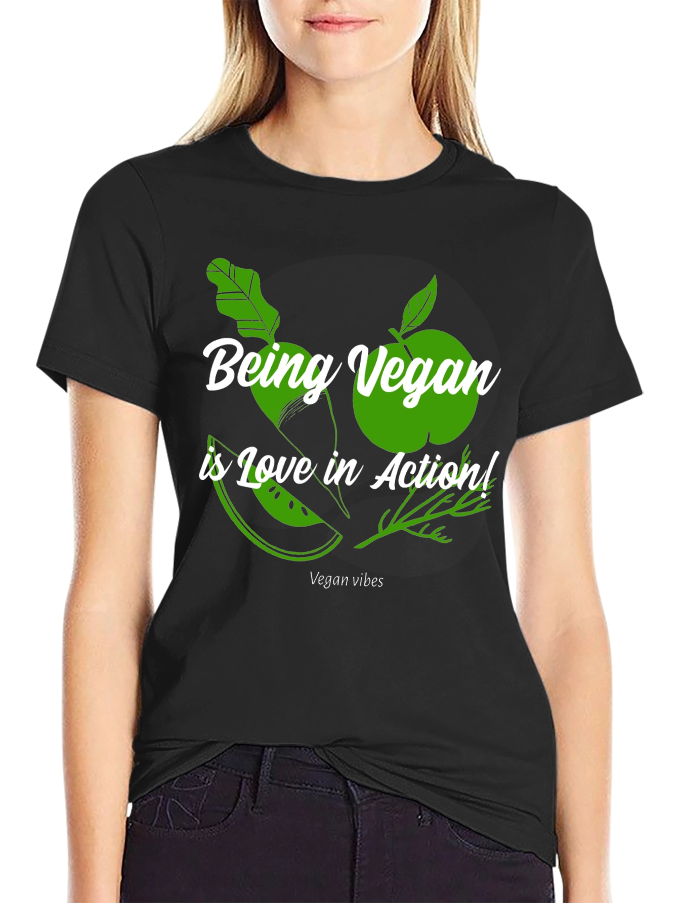 Being Vegan Is Love In Action T-Shirt