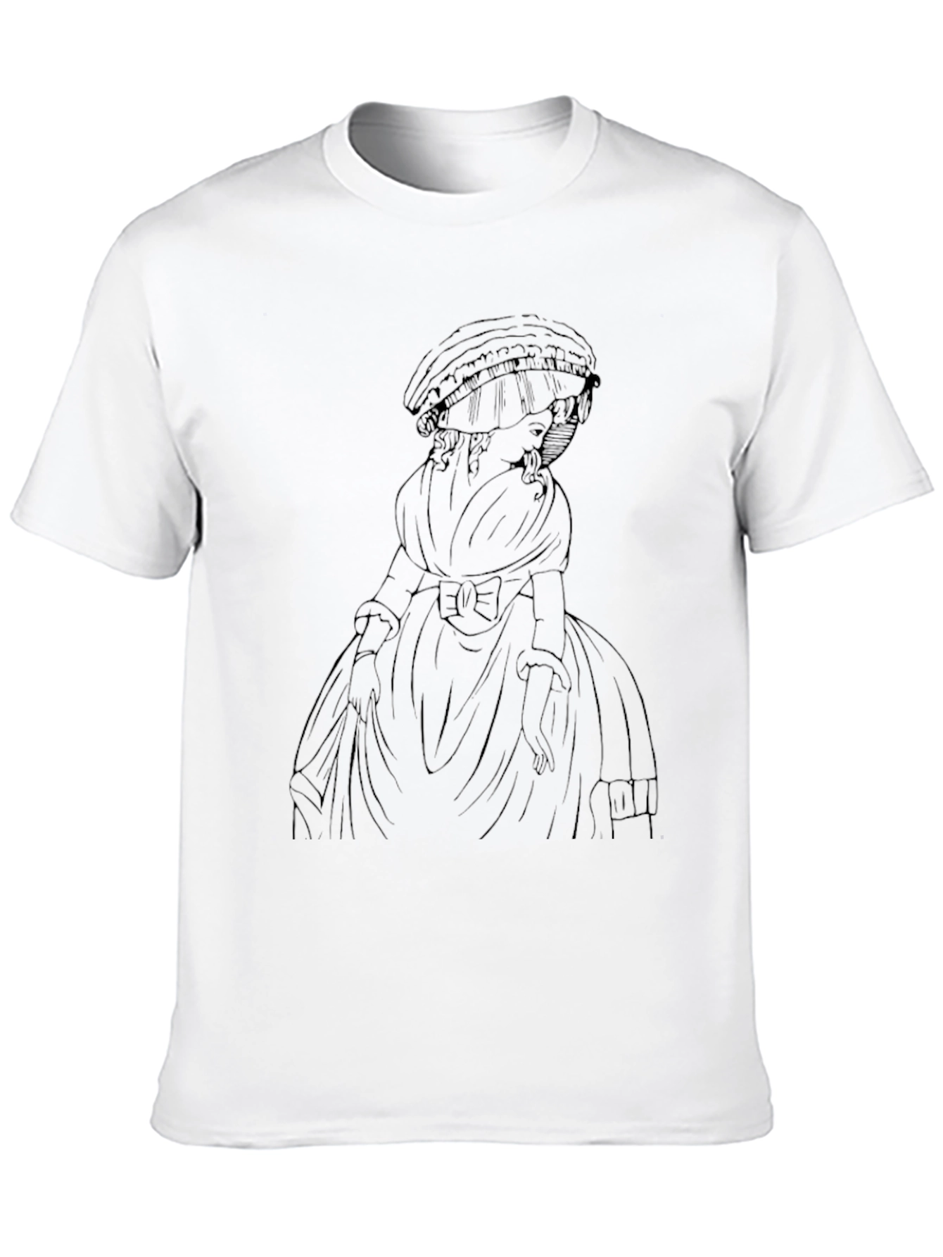 Regency Era Lady Graphic Black Tee