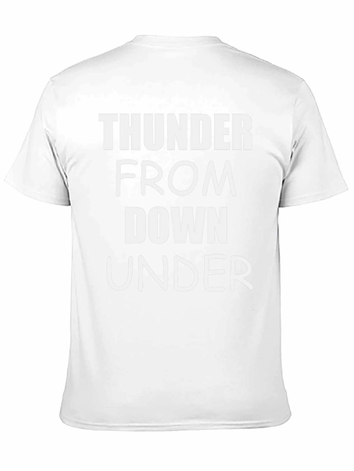 Thunder From Down Under Black Graphic Tee
