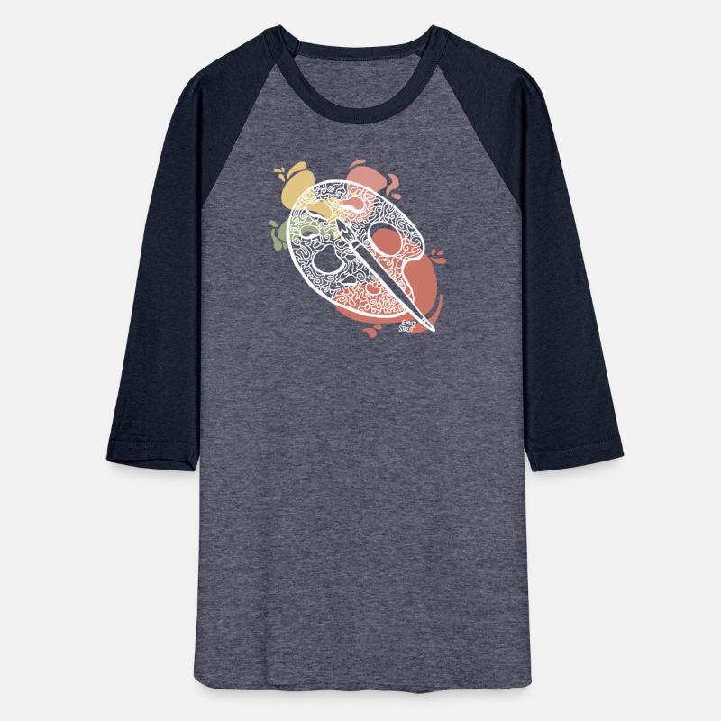 Paint Palette and Brush Doodle