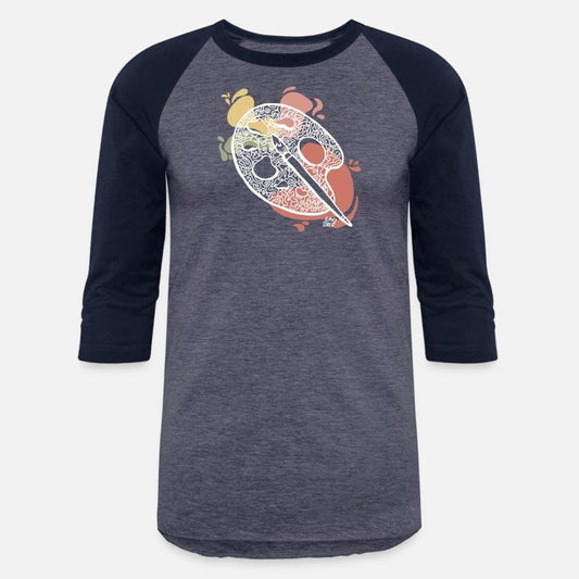 Paint Palette and Brush Doodle