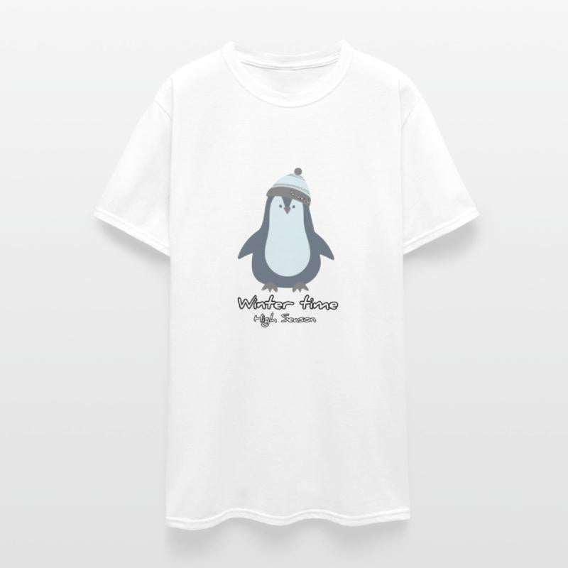 penguin fur Hat Winter time Yardside font logo