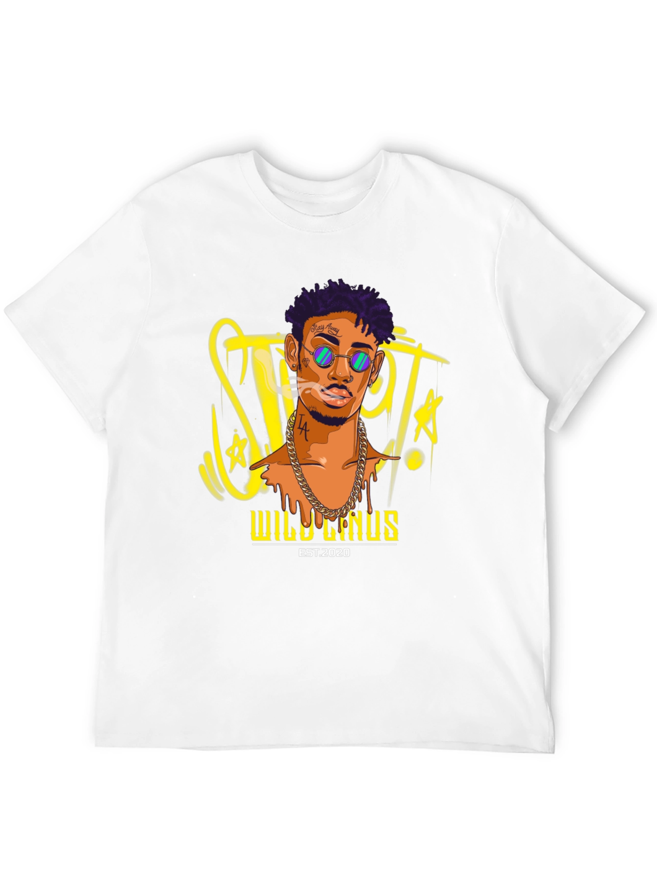 Wild Linus Black Graphic T-Shirt
