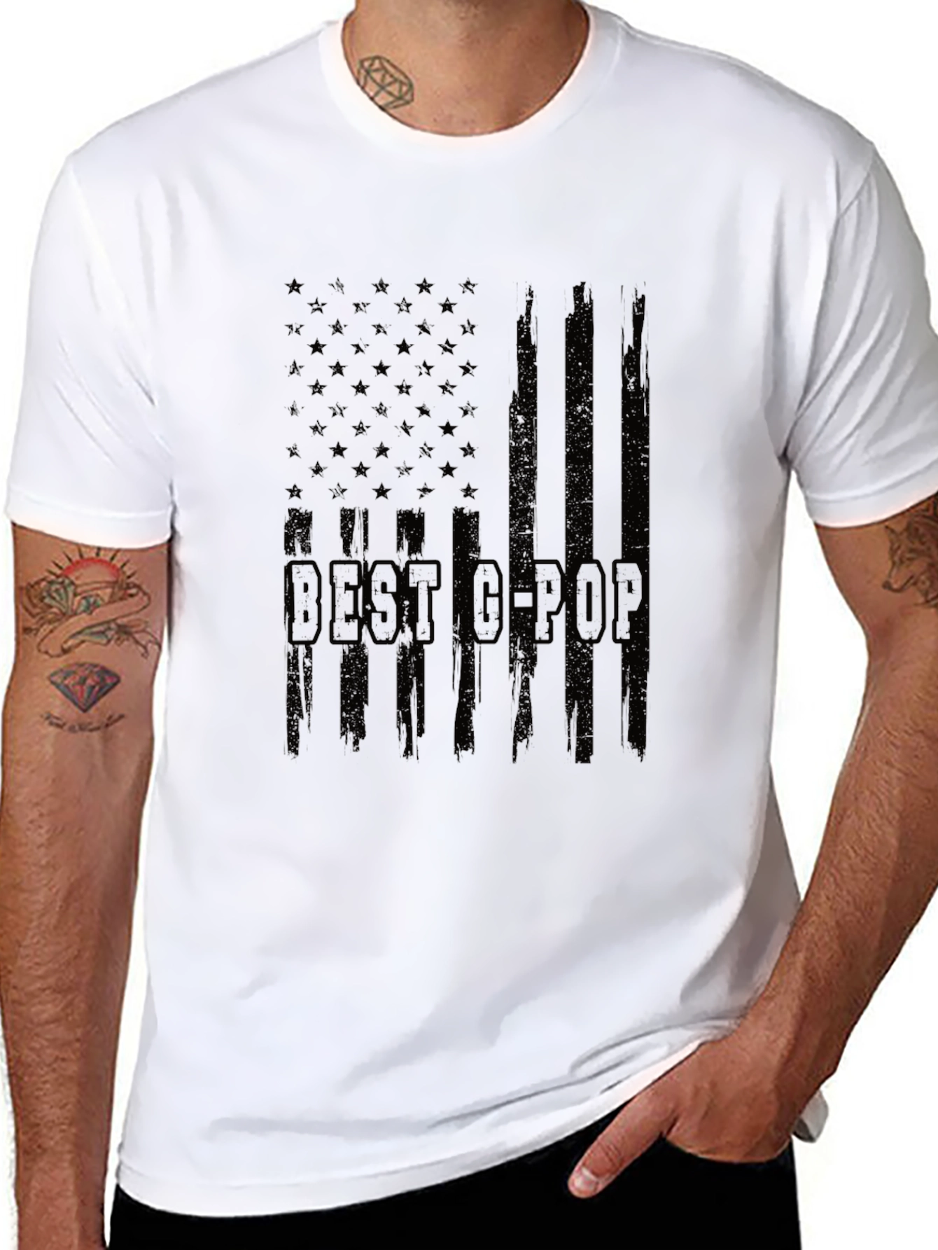Best C-Pop American Flag T-Shirt