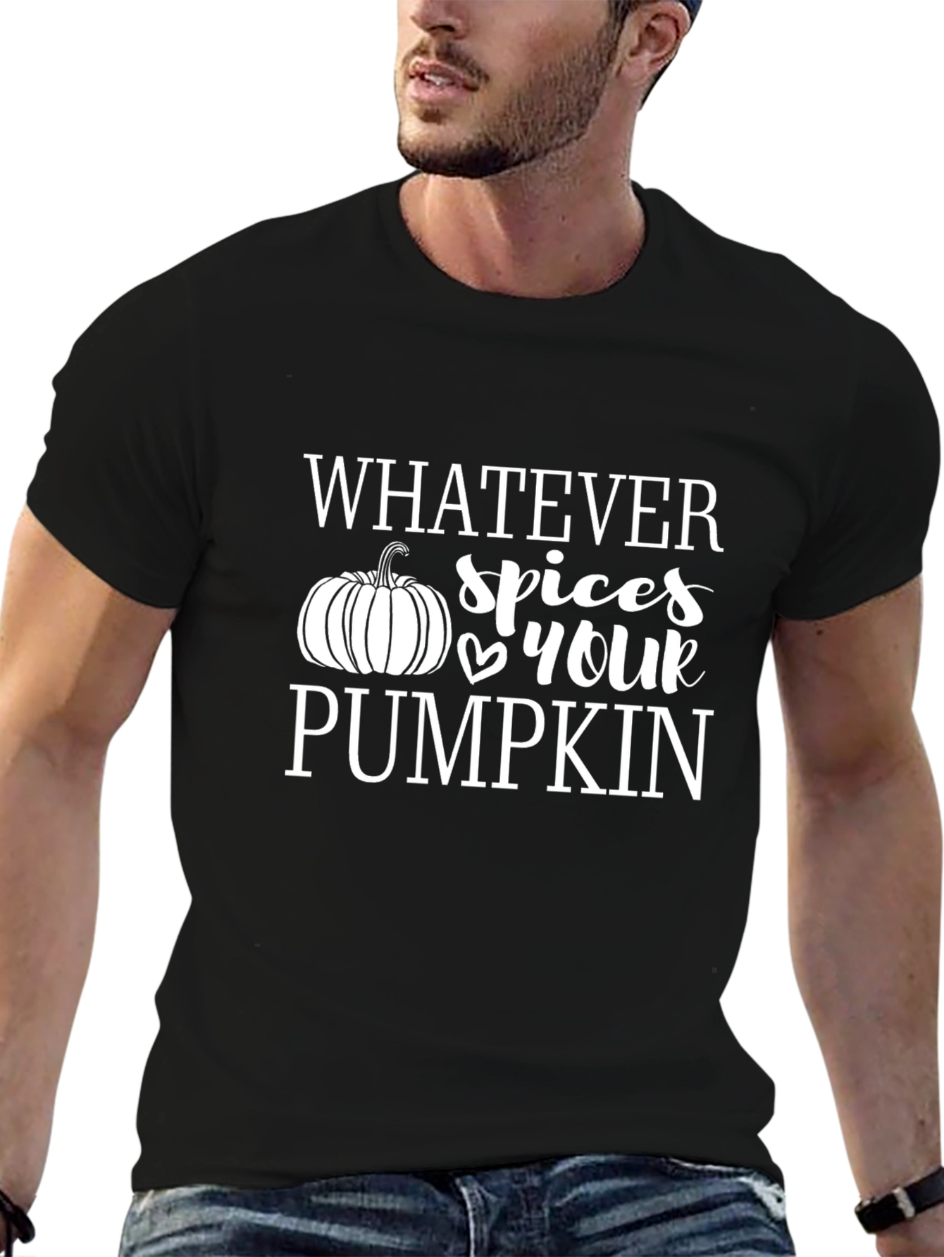 Whatever Spices Your Pumpkin Black T-Shirt