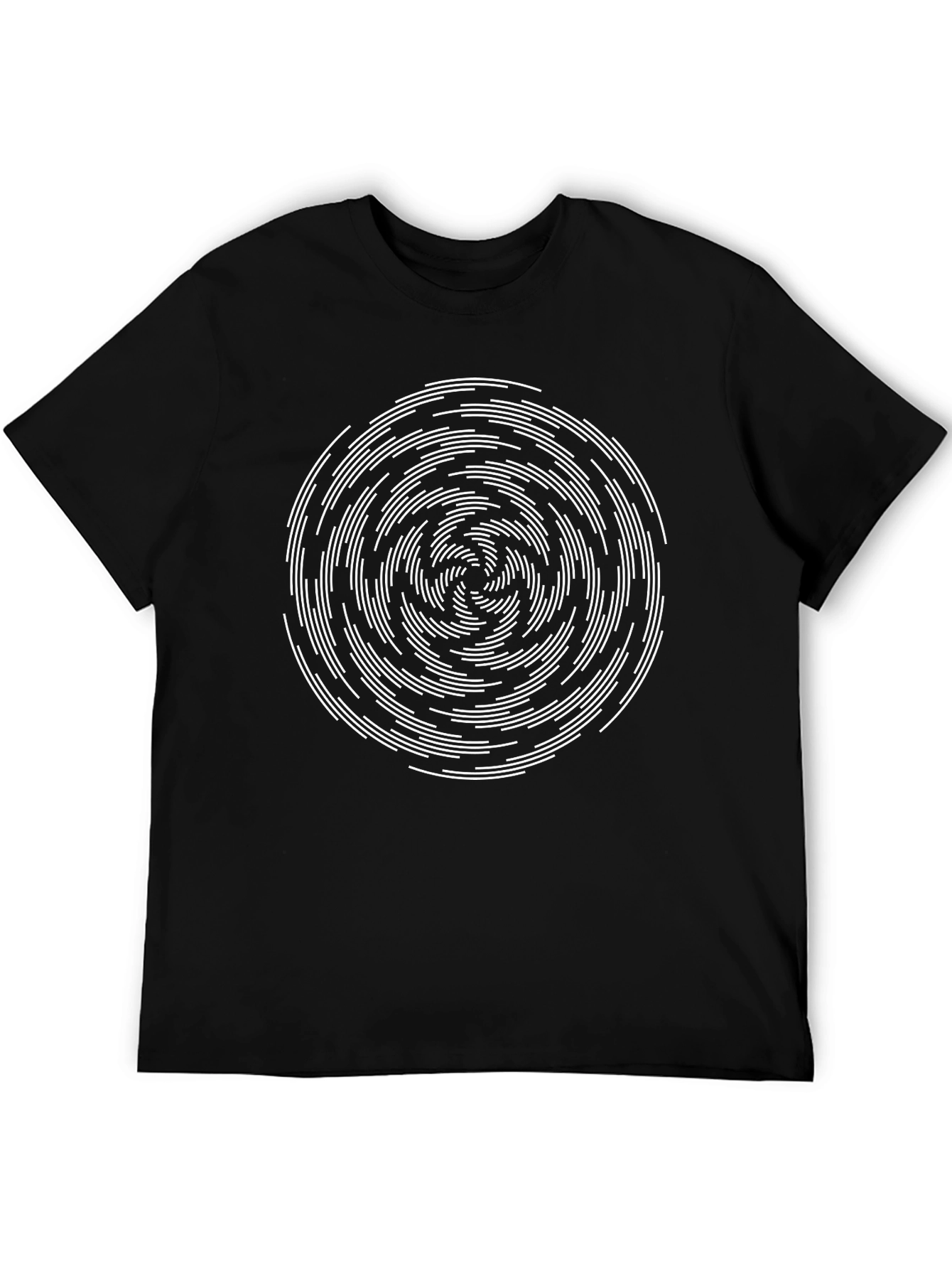 Hypnotic Swirl Graphic Tee - Soft Cotton Blend