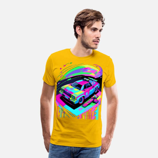 Pixel Velocity – Retro Futurism Tee