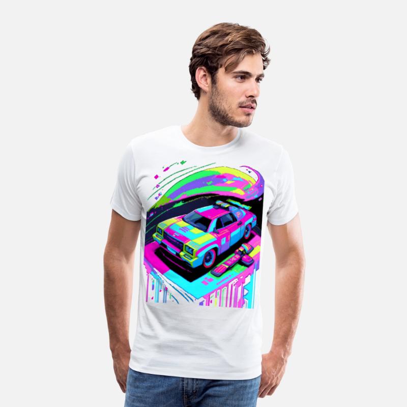 Pixel Velocity – Retro Futurism Tee