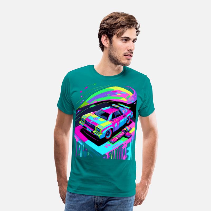 Pixel Velocity – Retro Futurism Tee