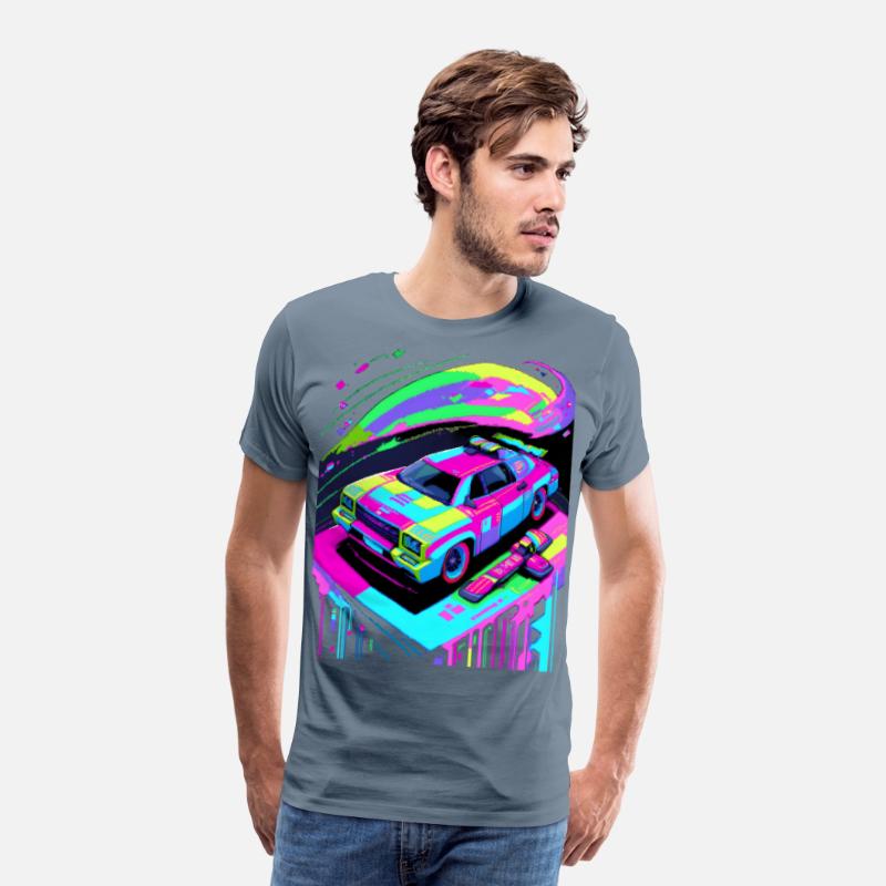 Pixel Velocity – Retro Futurism Tee