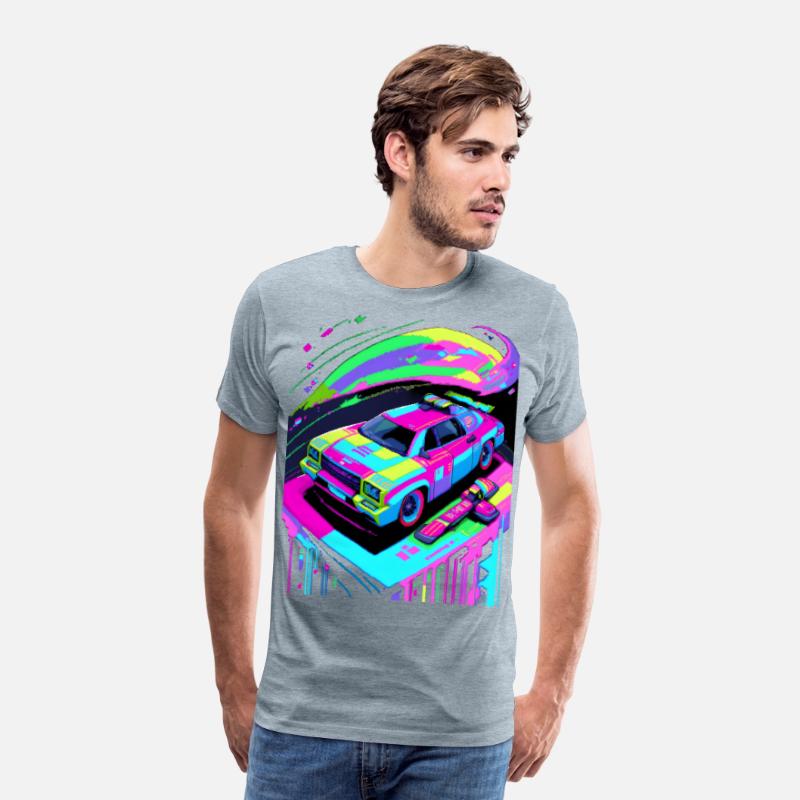 Pixel Velocity – Retro Futurism Tee