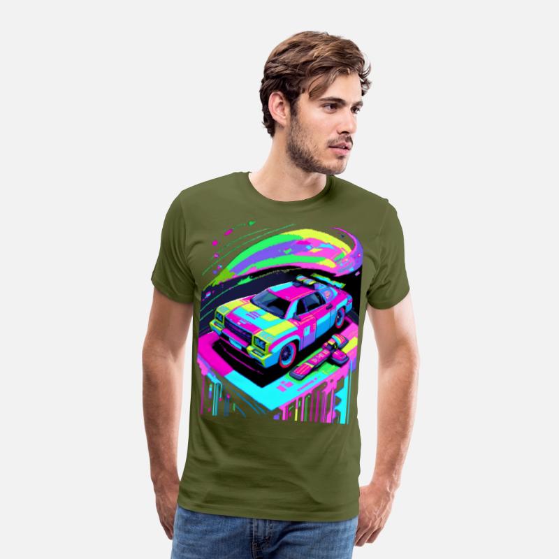 Pixel Velocity – Retro Futurism Tee