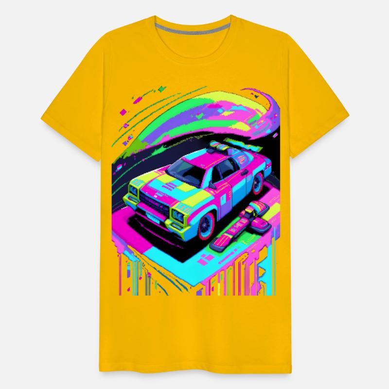 Pixel Velocity – Retro Futurism Tee