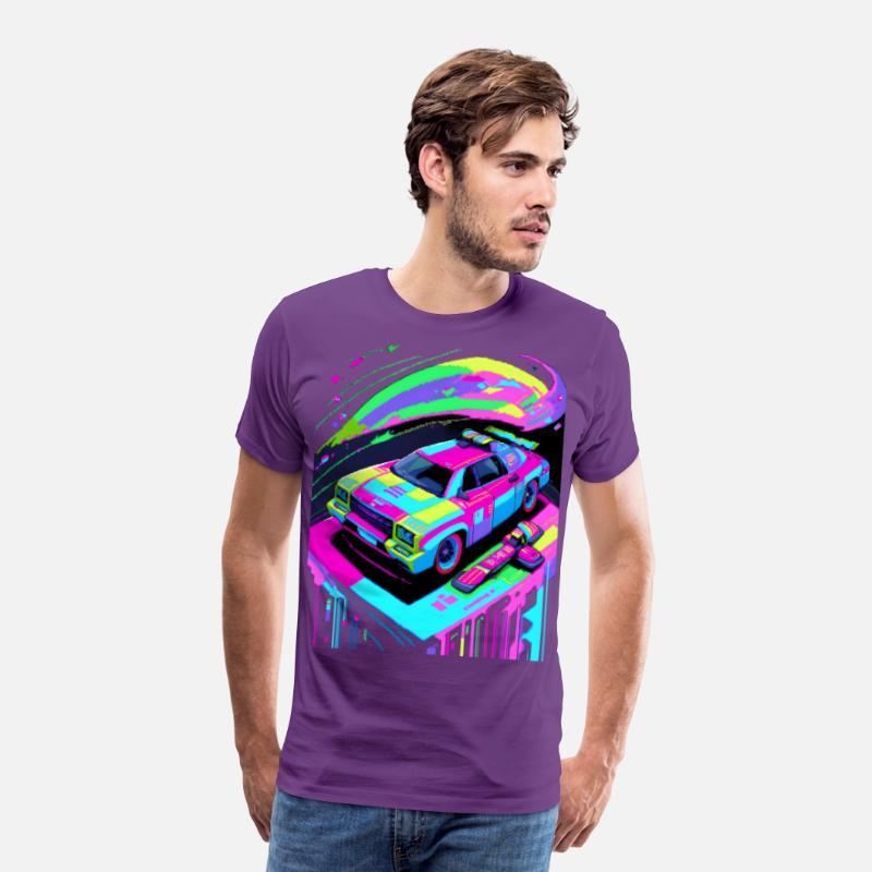 Pixel Velocity – Retro Futurism Tee