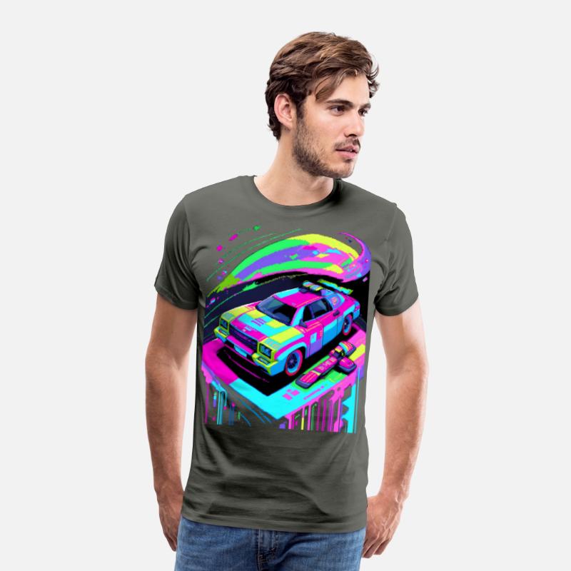 Pixel Velocity – Retro Futurism Tee