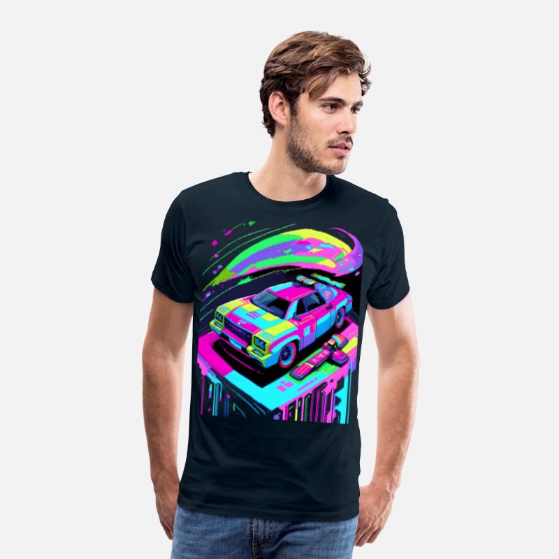 Pixel Velocity – Retro Futurism Tee