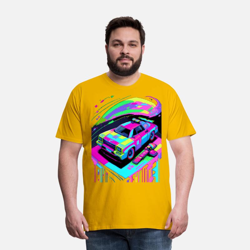 Pixel Velocity – Retro Futurism Tee