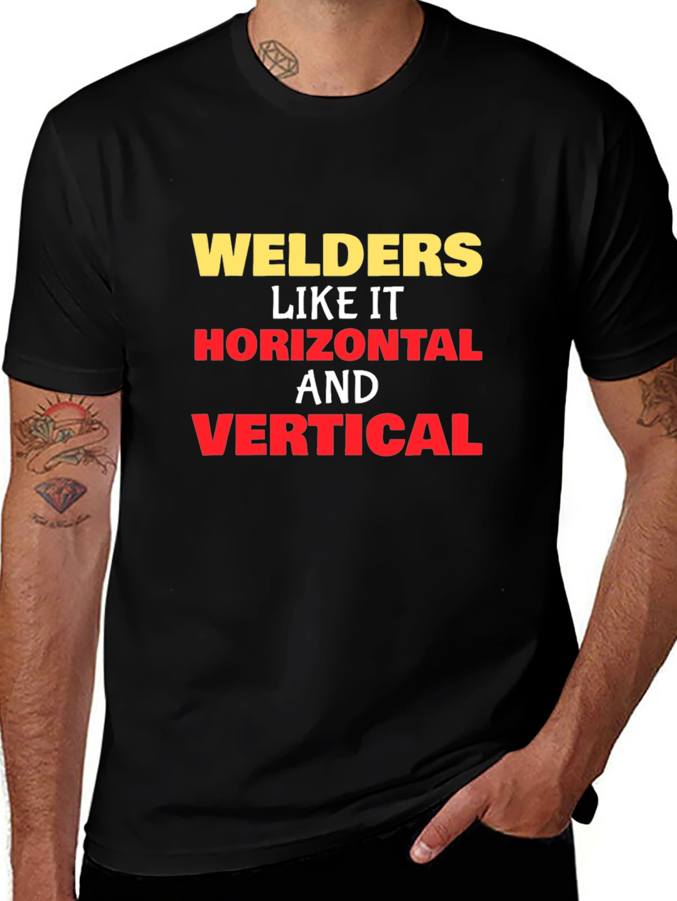 Welders Like It Horizontal and Vertical T-Shirt